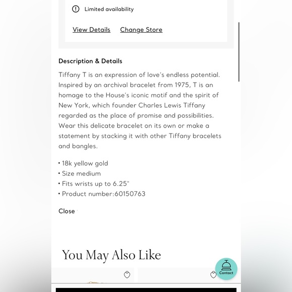 Tiffany & Co 18k yellow gold bracelet - Picture 6 of 6